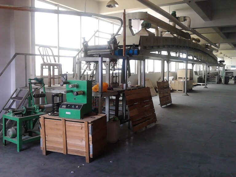 empty warehouse in a China factory