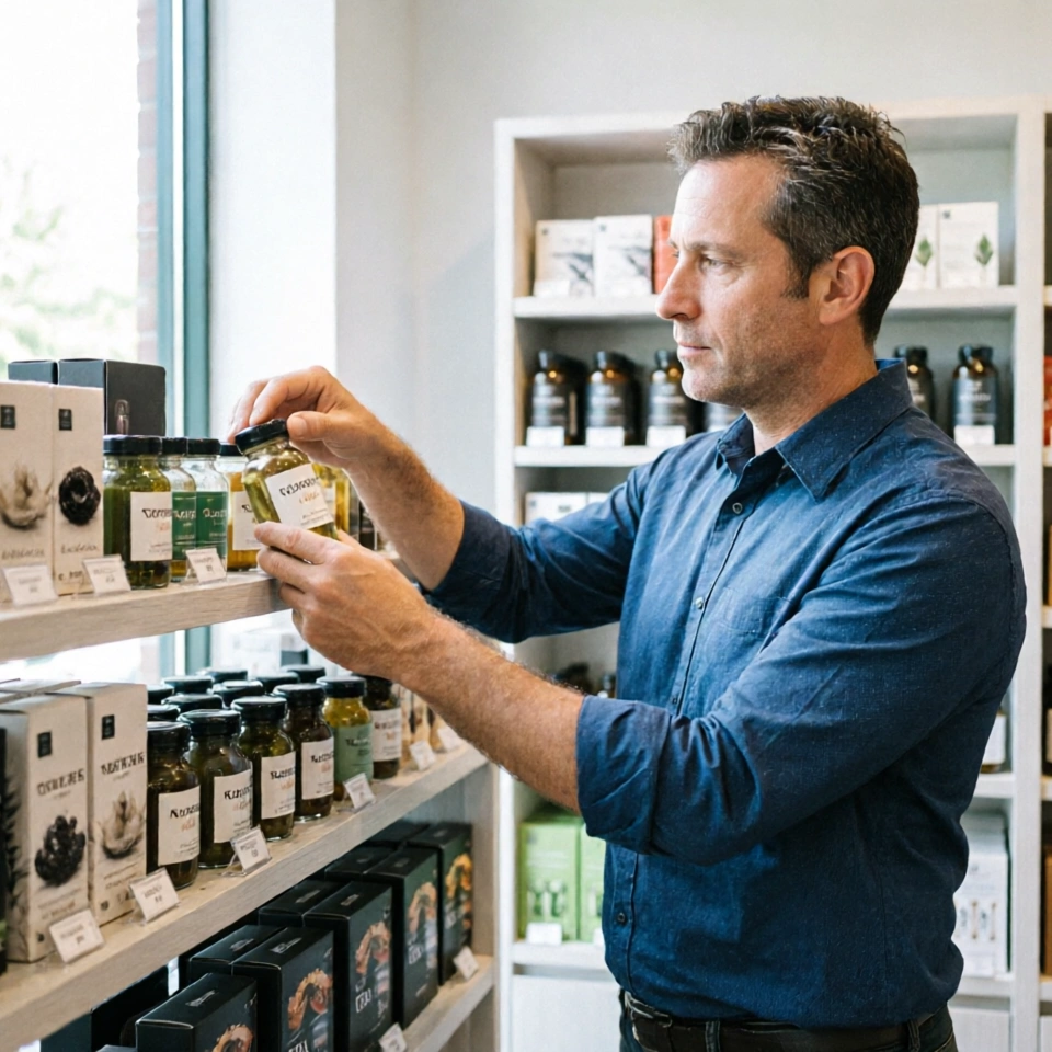 Local retailer reviewing supplier verification report