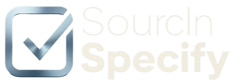 SourcInspecify's Logo - supplier verification and financial-grade due diligence service