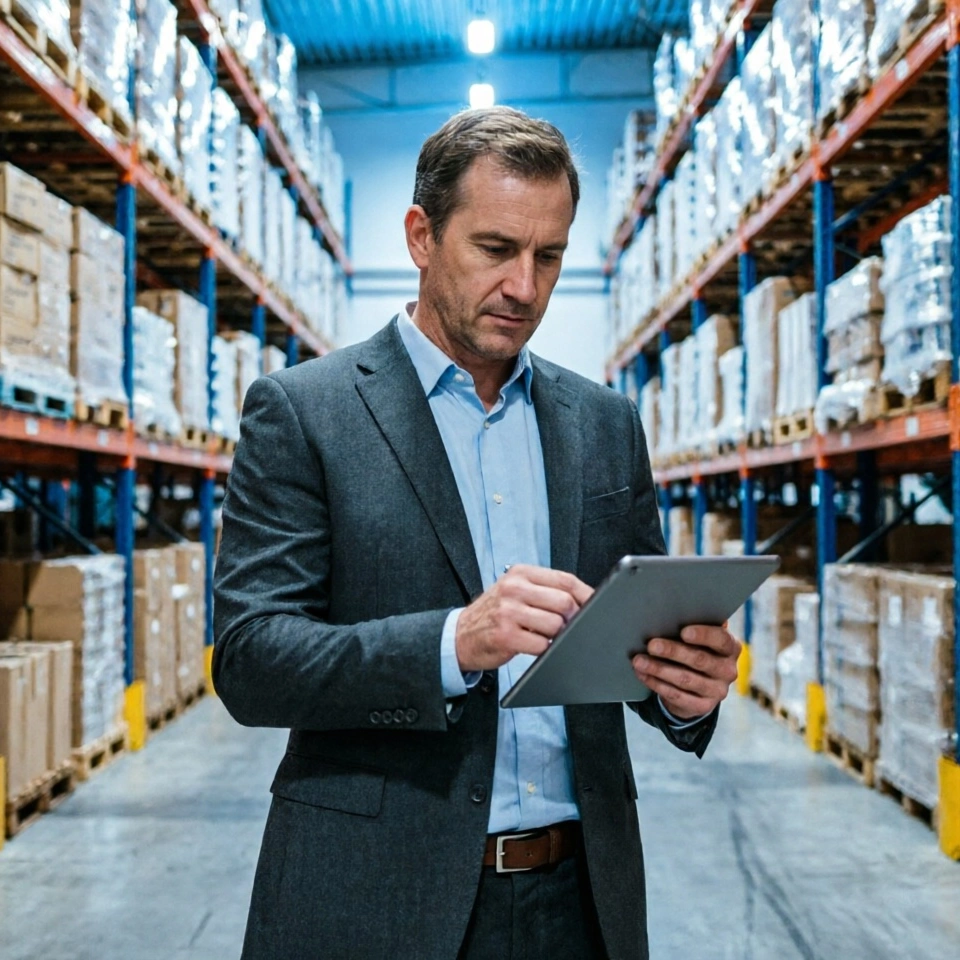Wholesale importer reviewing factory audit report and supplier verification